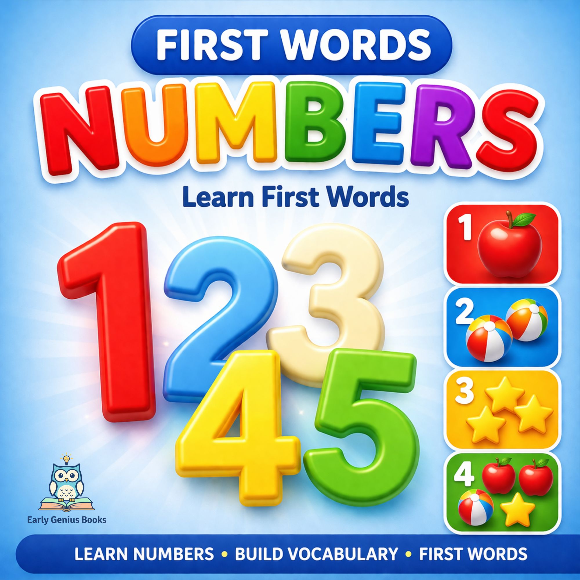 First Words Numbers cover