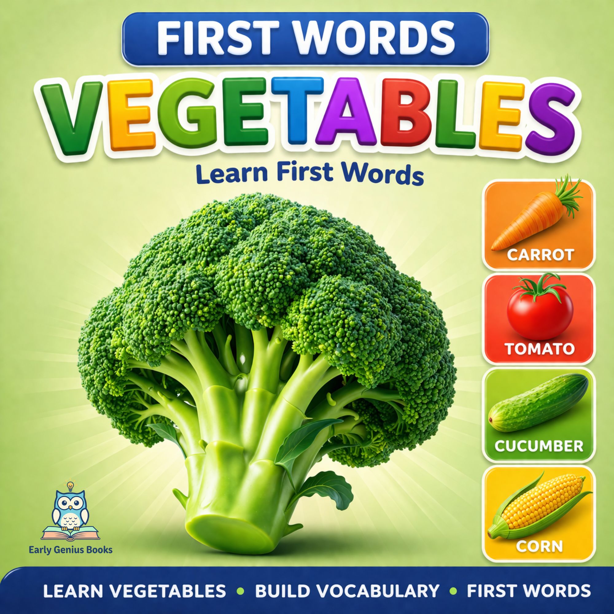 First Words Vegetables cover