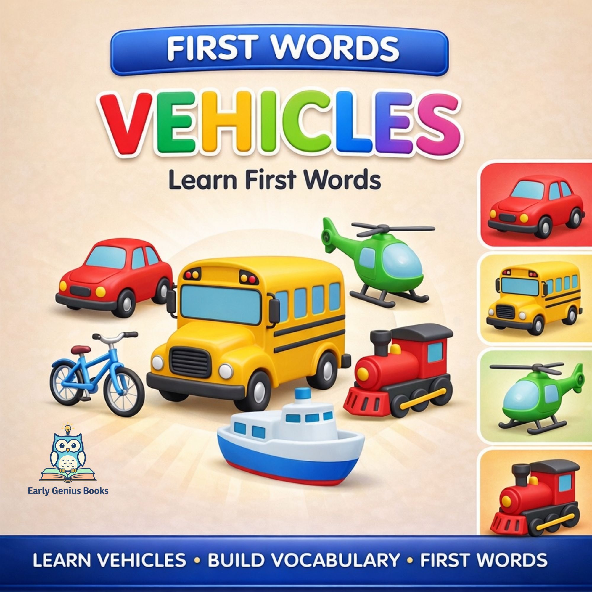 First Words Vehicles cover