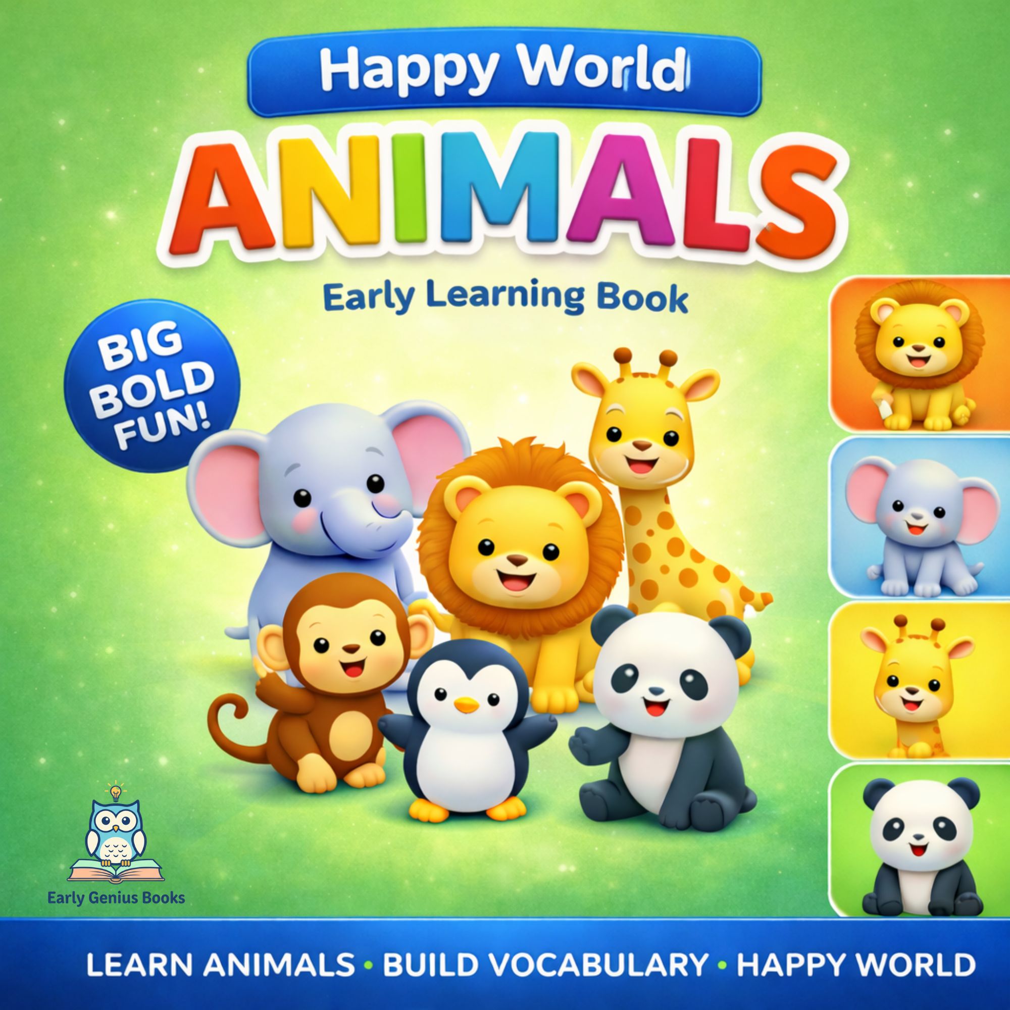 Happy World Animals cover