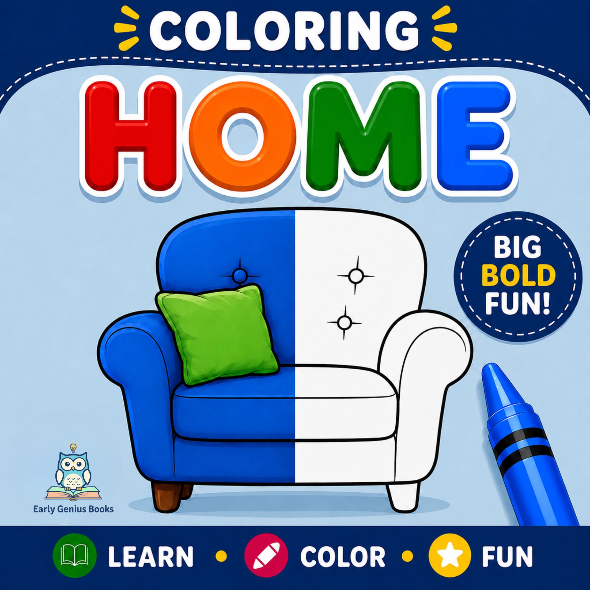 Coloring Home toddler coloring book for ages 1 to 4